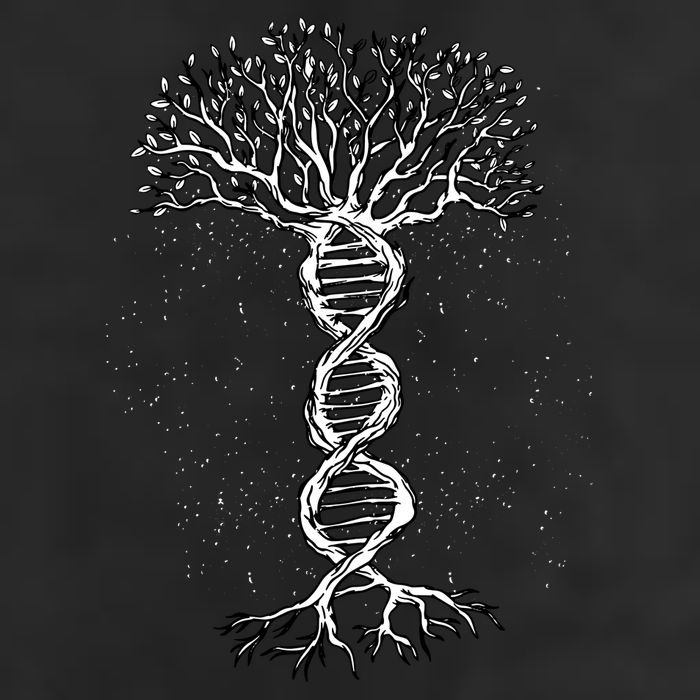 DNA Tree Golf Towel