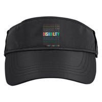 Disability Not A Bad Word Celebrate Disability Pride Month Adult Drive Performance Visor