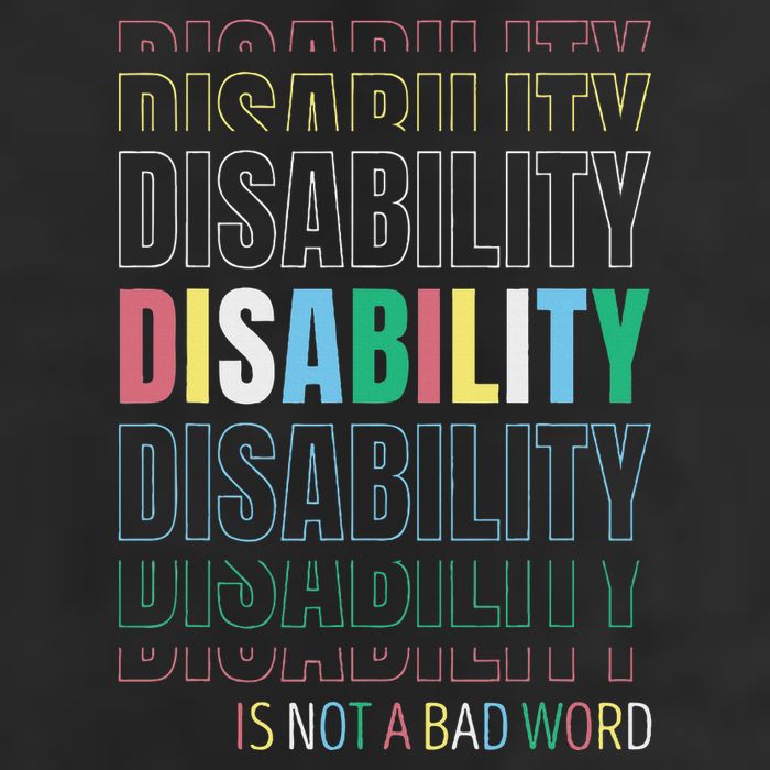 Disability Not A Bad Word Celebrate Disability Pride Month Adult Drive Performance Visor