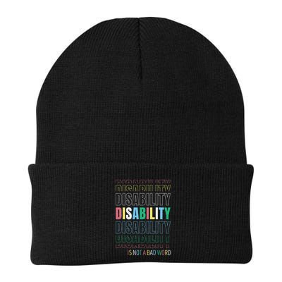 Disability Not A Bad Word Celebrate Disability Pride Month Beanie