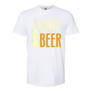 Daddy Needs A Beer Gift Funny Beer Dad Fathers Day Ing Gift Softstyle CVC T-Shirt