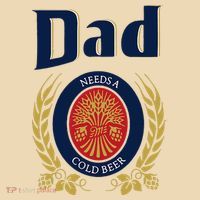 Dad Needs A Cold Beer Drawstring Bag
