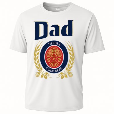 Dad Needs A Cold Beer Performance Shirt