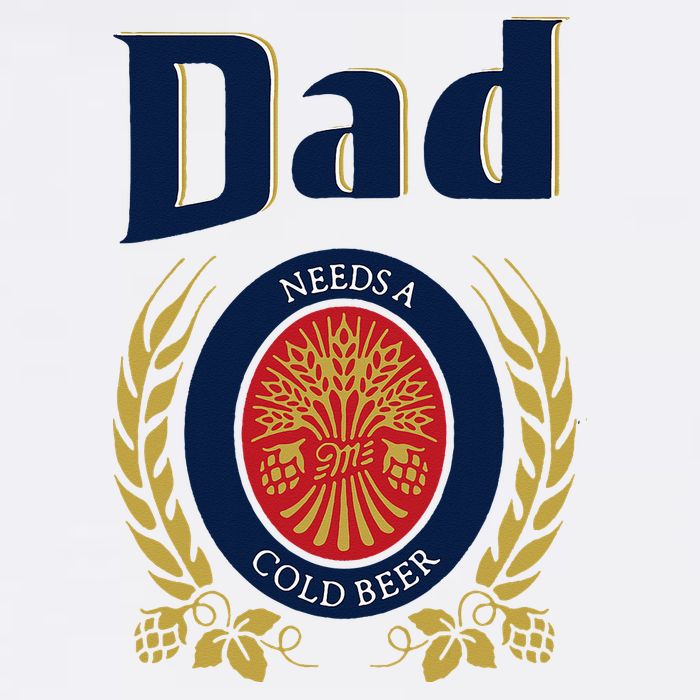 Dad Needs A Cold Beer Youth Performance Sprint T-Shirt