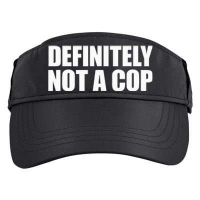 Definitely Not A Cop Adult Drive Performance Visor