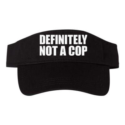 Definitely Not A Cop Valucap Bio-Washed Visor