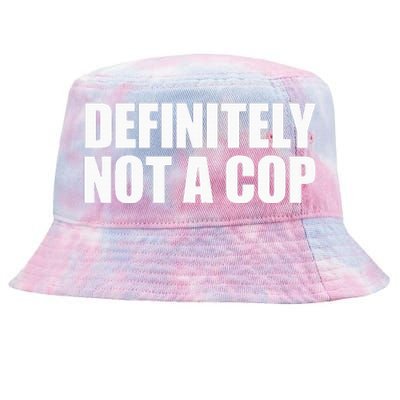 Definitely Not A Cop Tie-Dyed Bucket Hat