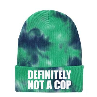 Definitely Not A Cop Tie Dye 12in Knit Beanie