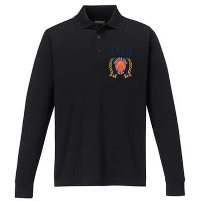 Dad Needs A Cold Beer Funny Fathers Day Performance Long Sleeve Polo