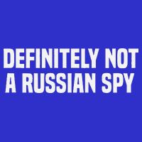 Definitely Not A Russian Spy Costume Halloween Party V-Neck T-Shirt