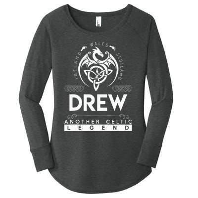 Drew Name Another Celtic Legend Drew Women's Perfect Tri Tunic Long Sleeve Shirt