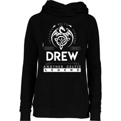 Drew Name Another Celtic Legend Drew Womens Funnel Neck Pullover Hood