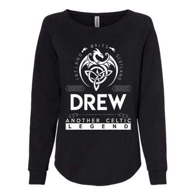 Drew Name Another Celtic Legend Drew Womens California Wash Sweatshirt