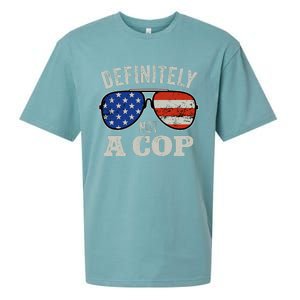 Definitely Not A Cop Undercover Police Operation Detective Sueded Cloud Jersey T-Shirt