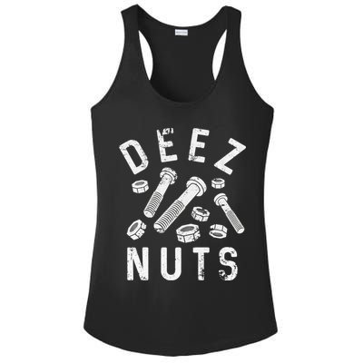 DEEZ NUTS (AND BOLTS) Ladies PosiCharge Competitor Racerback Tank