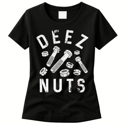 DEEZ NUTS (AND BOLTS) Womens T-Shirt
