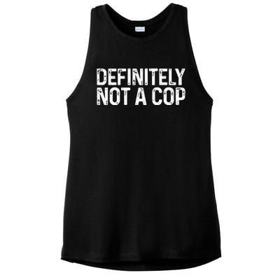 Definitely Not a Cop Undercover Definitely Not a Cop Ladies PosiCharge Tri-Blend Wicking Tank