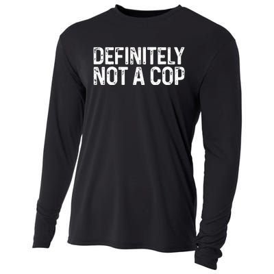 Definitely Not a Cop Undercover Definitely Not a Cop Cooling Performance Long Sleeve Crew