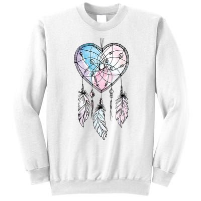 Dreamcatcher Native American Feathers Boho Dream Catcher Sweatshirt