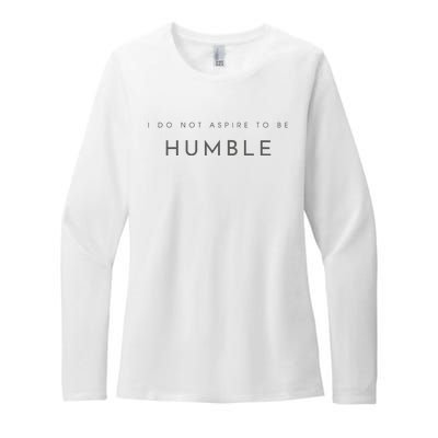 Do Not Aspire To Be Humble Inspired kamala harris  Womens CVC Long Sleeve Shirt