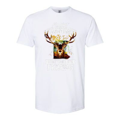 Deer Not Always Thinking About Hunting Sometimes Fishing Softstyle CVC T-Shirt