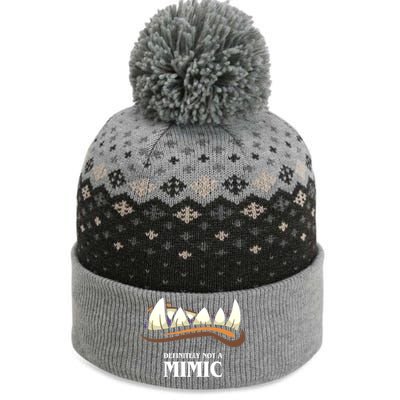 Definitely Not A Mimic Tabletop Rpg Gaming The Baniff Cuffed Pom Beanie