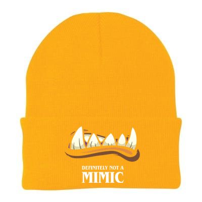 Definitely Not A Mimic Tabletop Rpg Gaming Knit Cap Winter Beanie