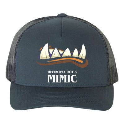 Definitely Not A Mimic Tabletop Rpg Gaming Yupoong Adult 5-Panel Trucker Hat