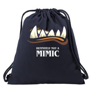 Definitely Not A Mimic Tabletop Rpg Gaming Drawstring Bag