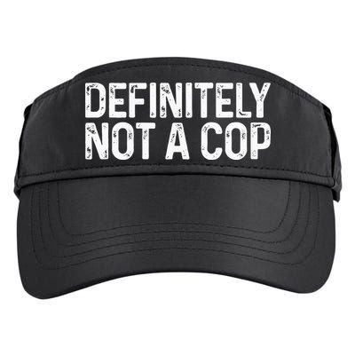 Definitely Not A Cop Undercover Definitely Not A Cop Adult Drive Performance Visor