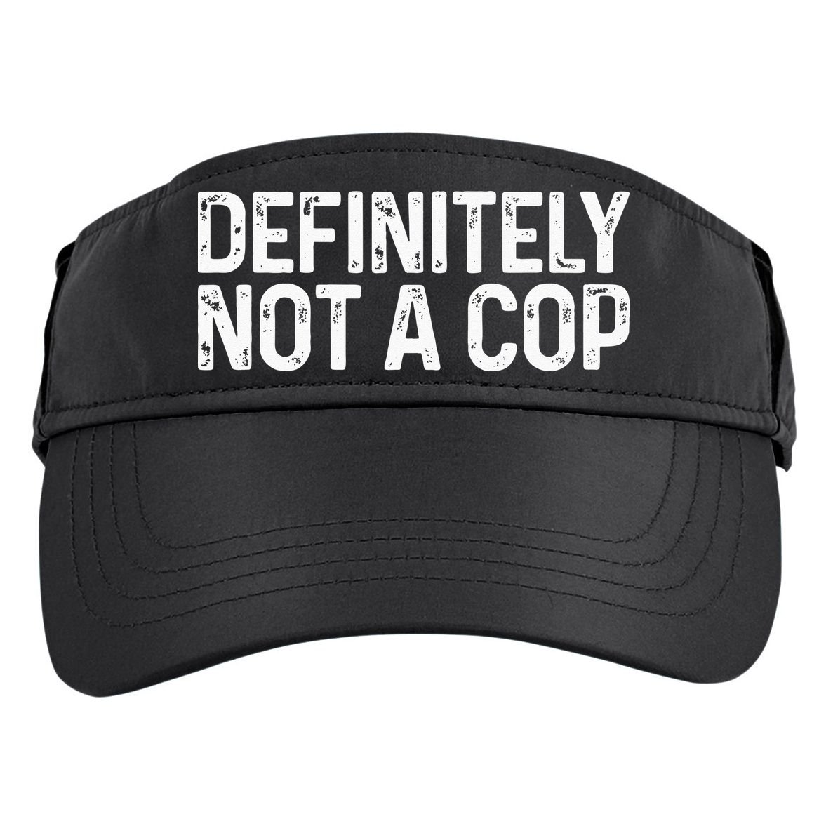 Definitely Not A Cop Undercover Definitely Not A Cop Adult Drive Performance Visor