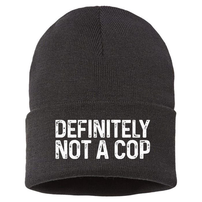 Definitely Not A Cop Undercover Definitely Not A Cop Sustainable Knit Beanie