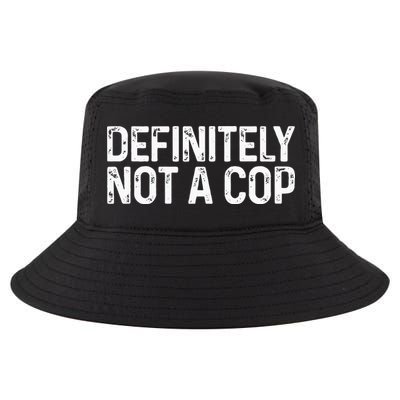 Definitely Not A Cop Undercover Definitely Not A Cop Cool Comfort Performance Bucket Hat