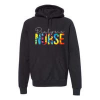 Dialysis Nurse Appreciation Day Tie Dye For  For Work Premium Hoodie