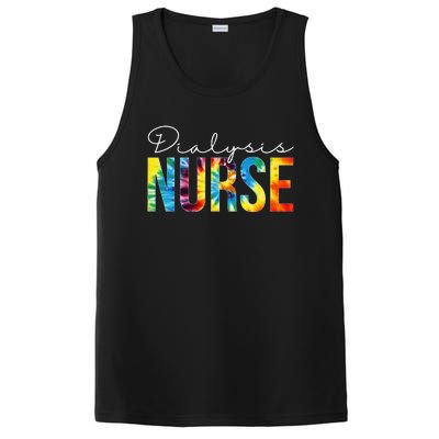 Dialysis Nurse Appreciation Day Tie Dye For  For Work PosiCharge Competitor Tank