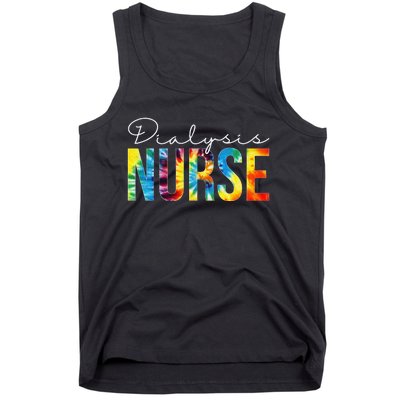 Dialysis Nurse Appreciation Day Tie Dye For  For Work Tank Top