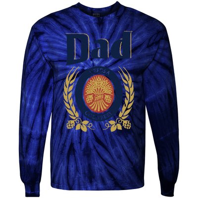 Dad Needs A Cold Beer Tie-Dye Long Sleeve Shirt