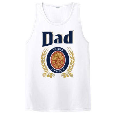 Dad Needs A Cold Beer PosiCharge Competitor Tank