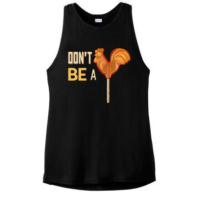 Do Not Be A Cock Sucker Ladies PosiCharge Tri-Blend Wicking Tank