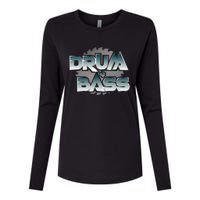 DRUM AND BASS DnB Womens Cotton Relaxed Long Sleeve T-Shirt