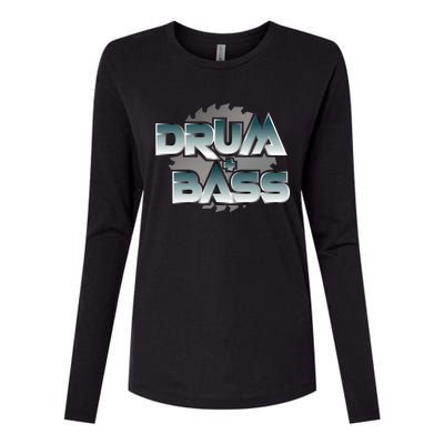 DRUM AND BASS DnB Womens Cotton Relaxed Long Sleeve T-Shirt