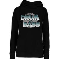 DRUM AND BASS DnB Womens Funnel Neck Pullover Hood