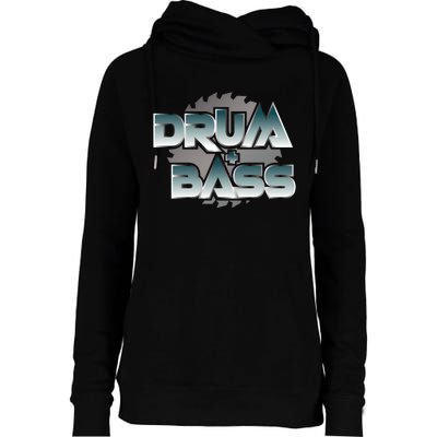 DRUM AND BASS DnB Womens Funnel Neck Pullover Hood