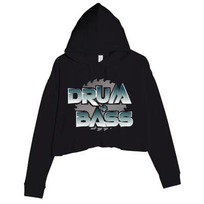 DRUM AND BASS DnB Crop Fleece Hoodie