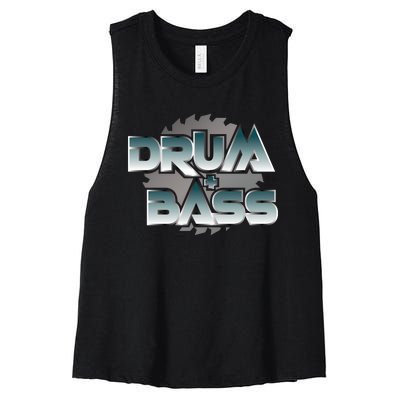 DRUM AND BASS DnB Women's Racerback Cropped Tank