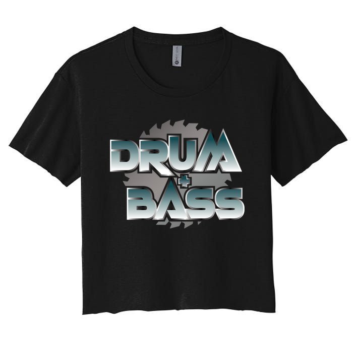 DRUM AND BASS DnB Women's Crop Top Tee