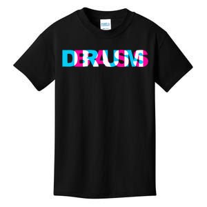 Drum N Bass EDM Rave Dance Music Headbanger Raver Glitch Kids T-Shirt