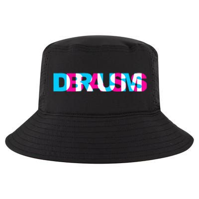 Drum N Bass Edm Rave Dance Music Headbanger Raver Glitch Cool Comfort Performance Bucket Hat