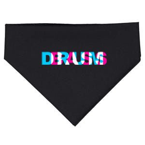 Drum N Bass Edm Rave Dance Music Headbanger Raver Glitch USA-Made Doggie Bandana