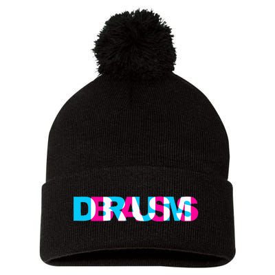 Drum N Bass Edm Rave Dance Music Headbanger Raver Glitch Pom Pom 12in Knit Beanie